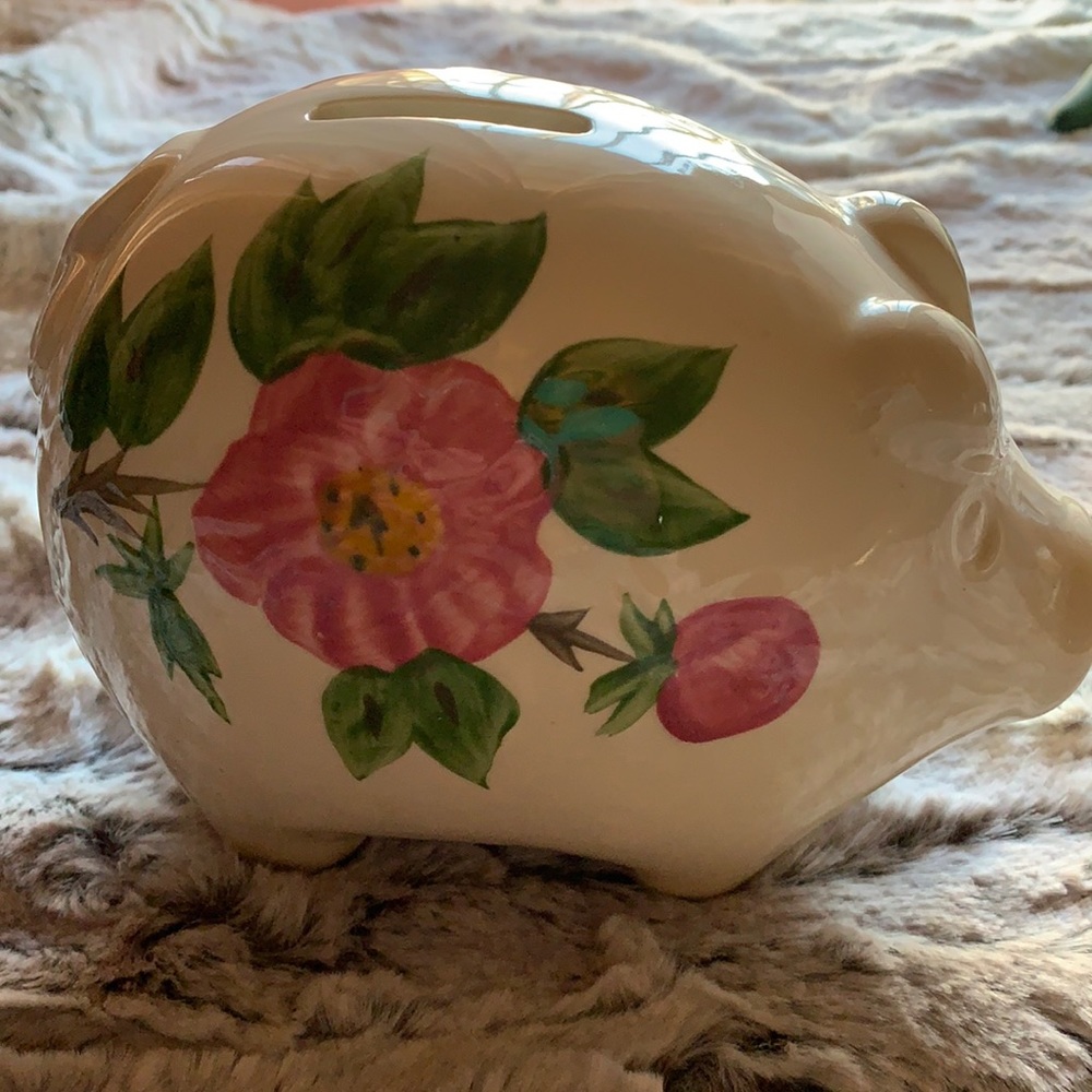 Franciscan Desert Rose Piggy Bank pattern